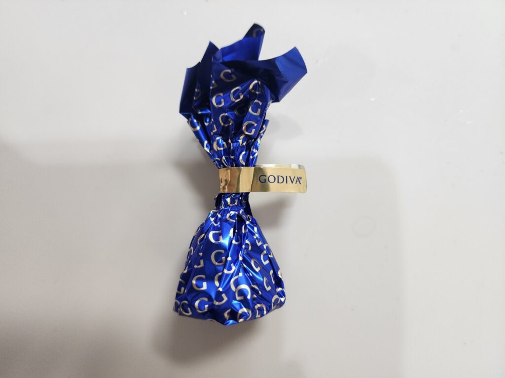고디바 돔 파란색 초콜릿 포장