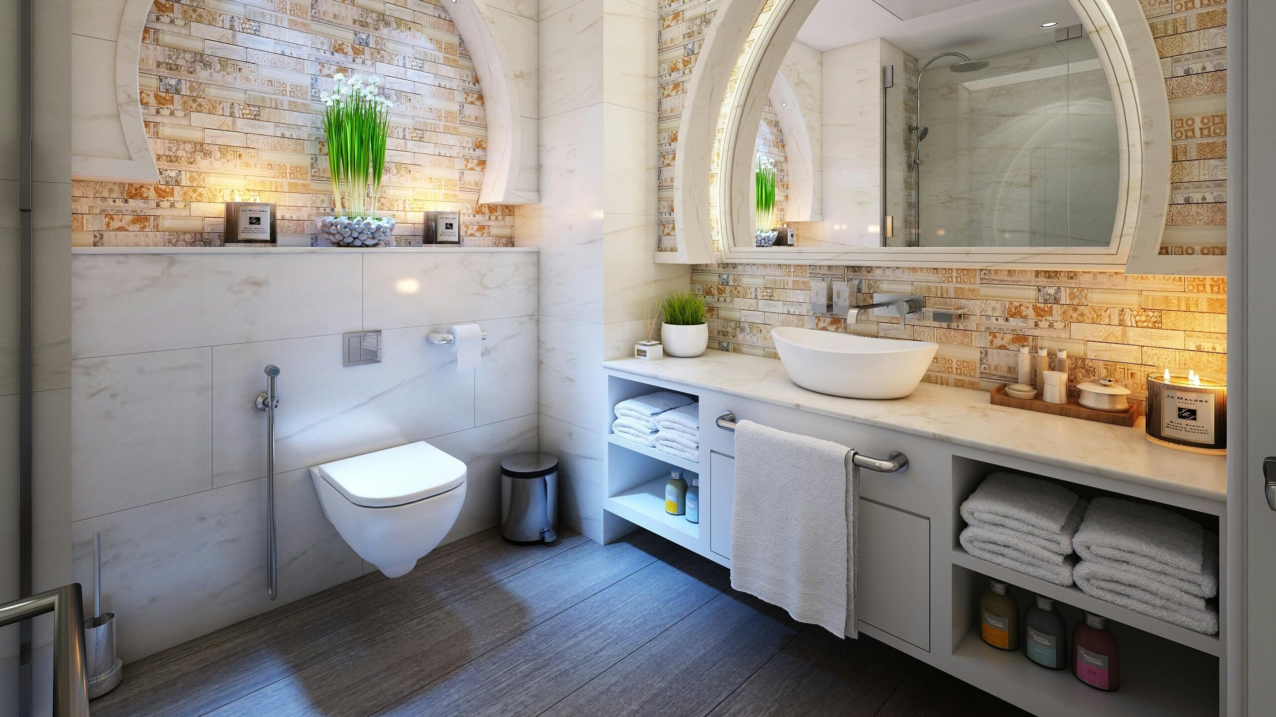 건식욕실 전체적인 모습