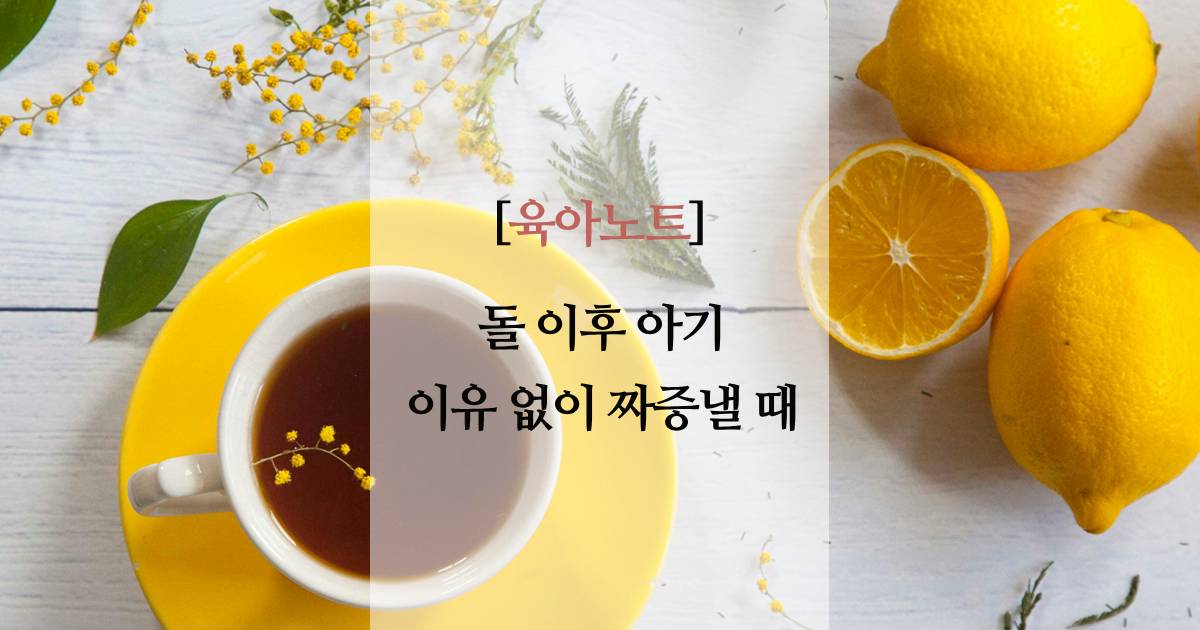 돌 이후 아기 이유 없이 짜증낼 때