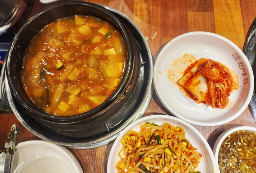 한마음정육식당 상차림