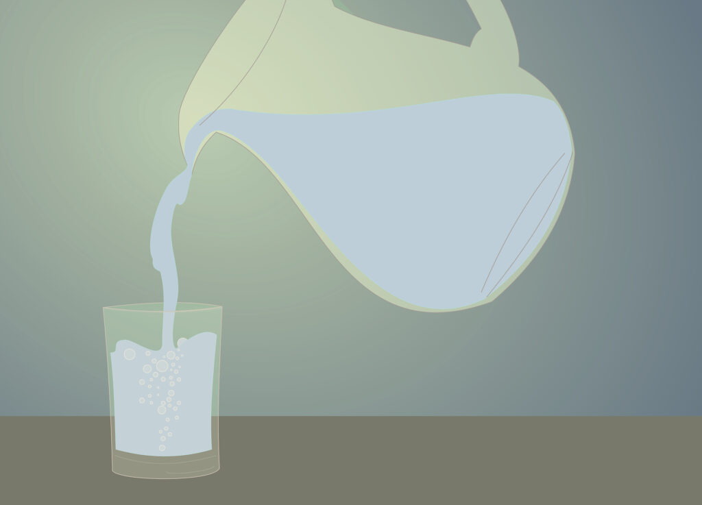 얼굴 붓기빼는 아침루틴으로 물마시기