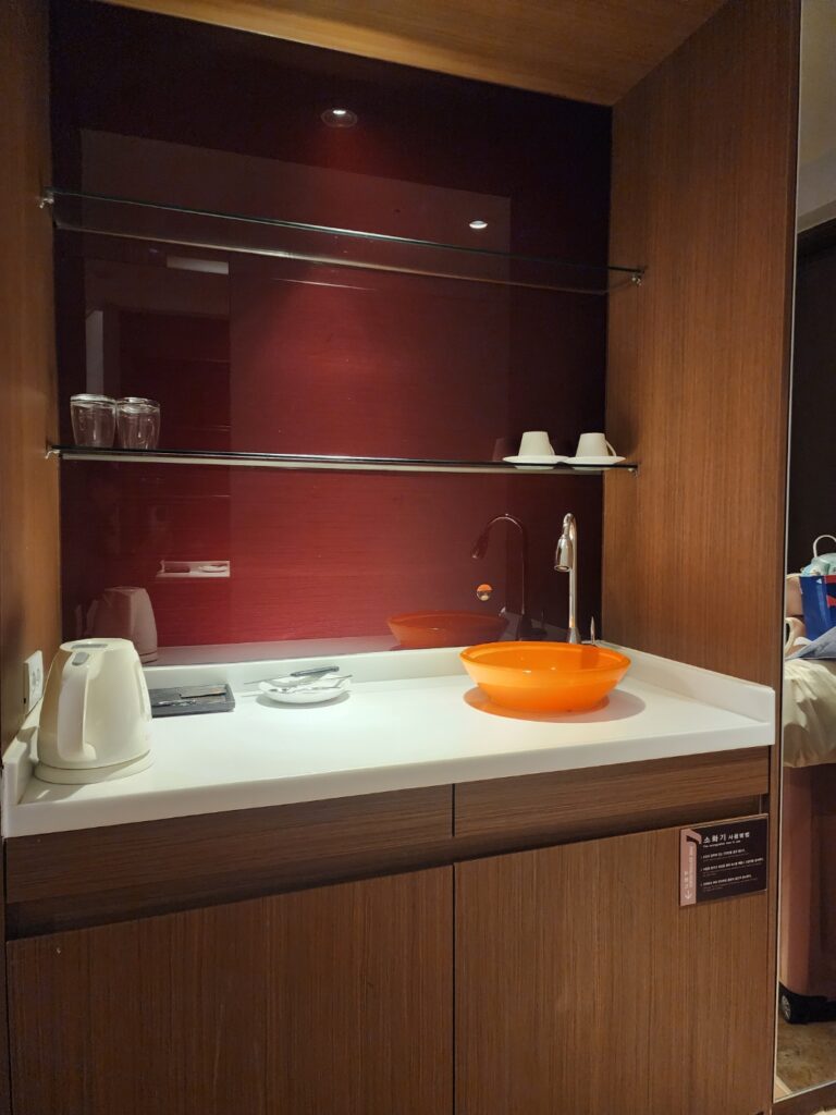 소노벨 변산 객실 입구