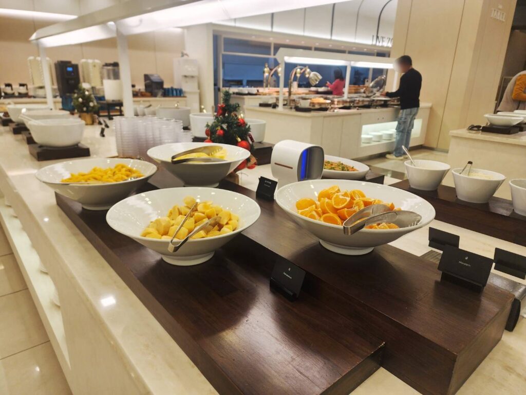 더테이블 조식 과일 종류