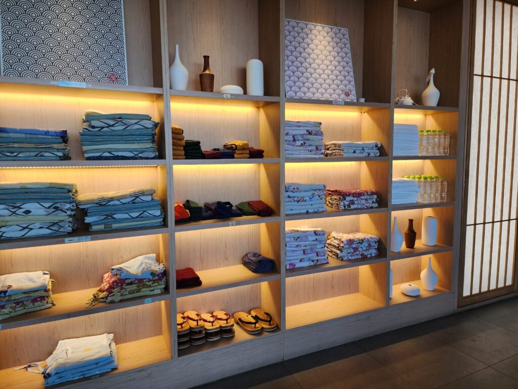 호텔 수건, 유카타 등 