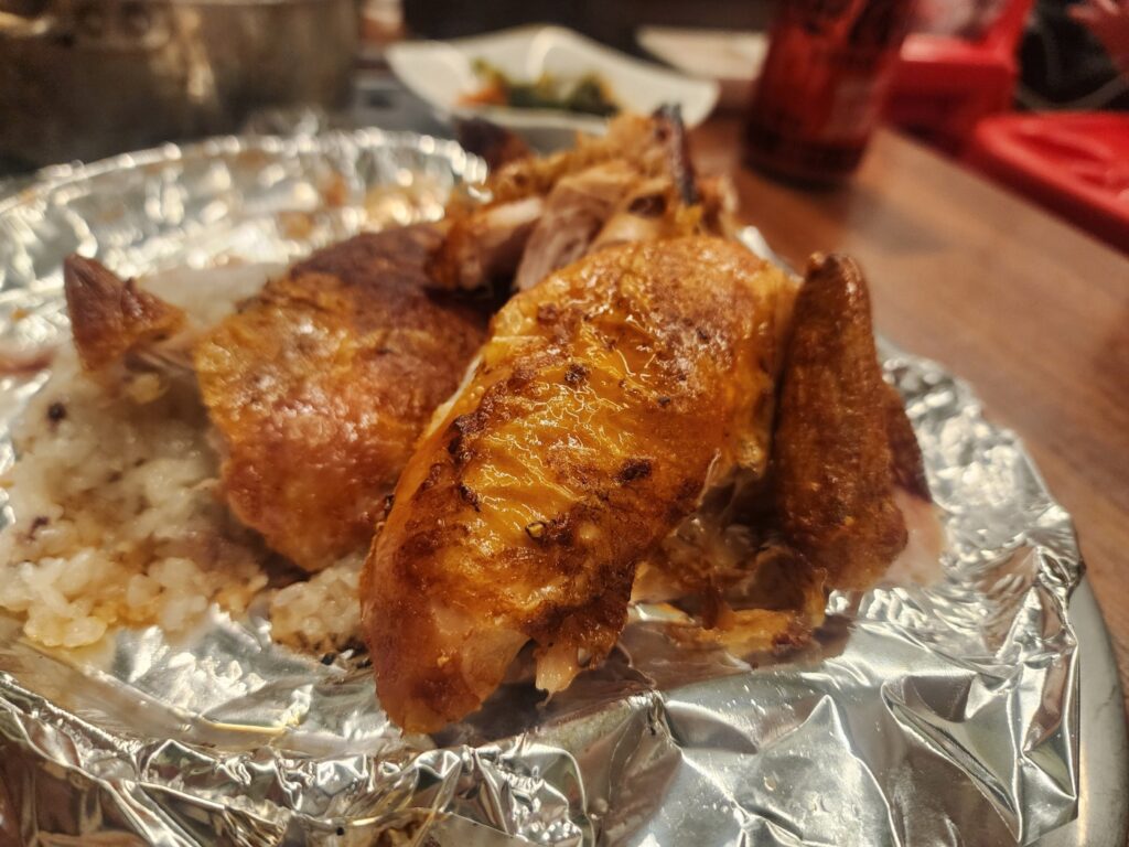 신호등장작구이 닭 장작구이